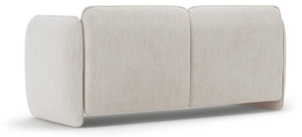 Kremowa sofa z tkaniny szenilowej 168 cm Georgia – Micadoni