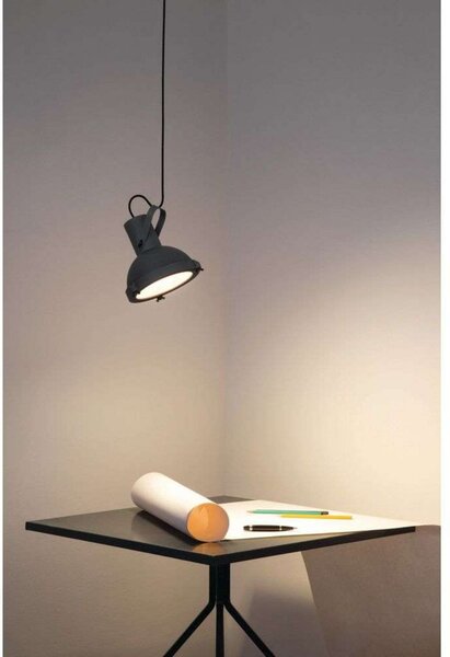 Lampa Wisząca Nemo Lighting, brąz rdzawy, kuchnia, aluminium, vintage