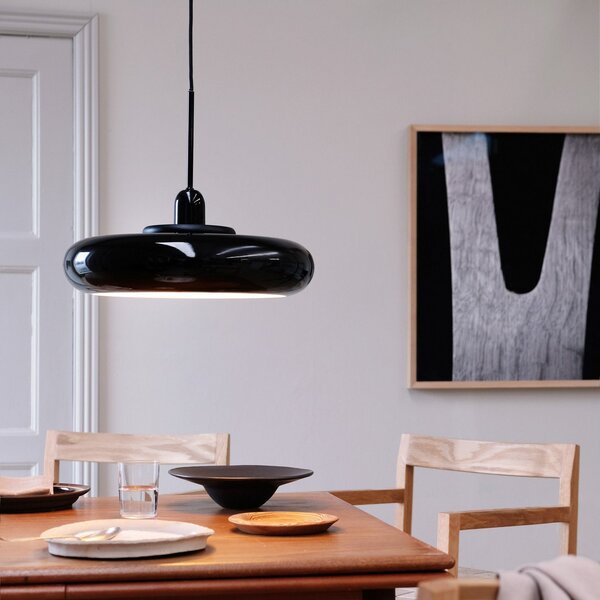 Lampa Wisząca Dyberg Larsen, Planet, ściemnialny, czarny, salon, metal, design
