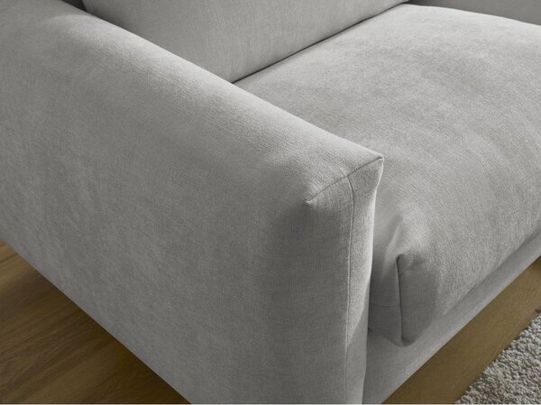 Szara rozkładana sofa do spania 220 cm Cocoone – Bobochic Paris