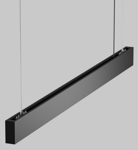 Maytoni Lampa wisząca Basis, możliwość ściemniania, czarny, salon / jadalnia, aluminium, nowoczesny