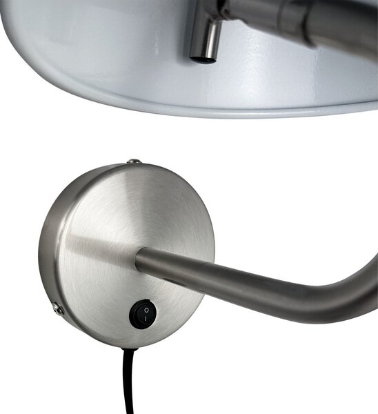 Lampa Ścienna Dyberg Larsen, Oulu, metaliczny, salon, metal, design