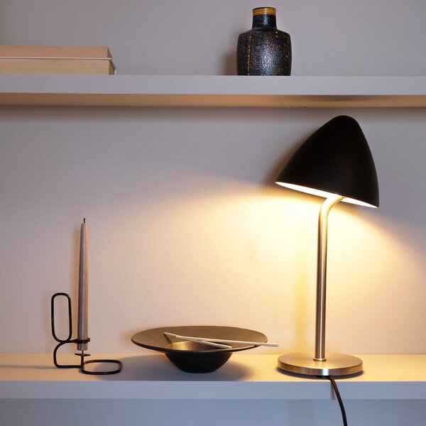 Lampa Stołowa Dyberg Larsen, Oulu, metaliczny, salon, metal, design