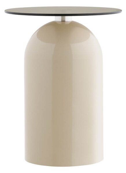 Okrągły stolik ze szklanym blatem ø 40 cm Ravello – House Nordic