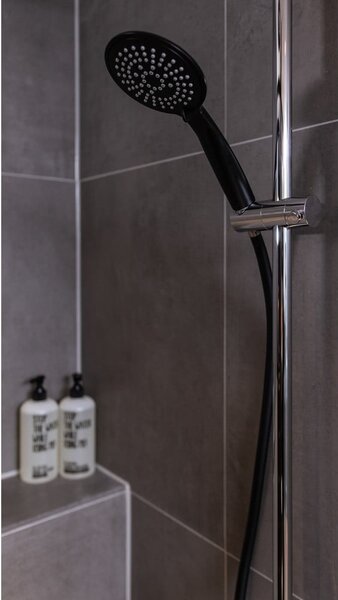 Wąż prysznicowy Wenko Black Matt, dł. 175 cm