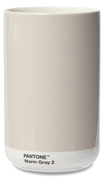 Beżowy ceramiczny wazon Warm Gray 2 – Pantone