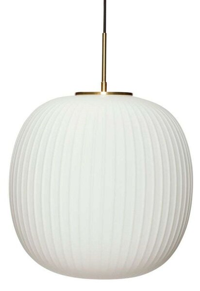 Serene Lampa Wisząca Ø42 Opal/Brass - Hübsch
