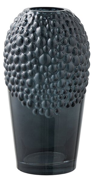 Ciemnoszary szklany wazon (wysokość 25 cm) – House Nordic