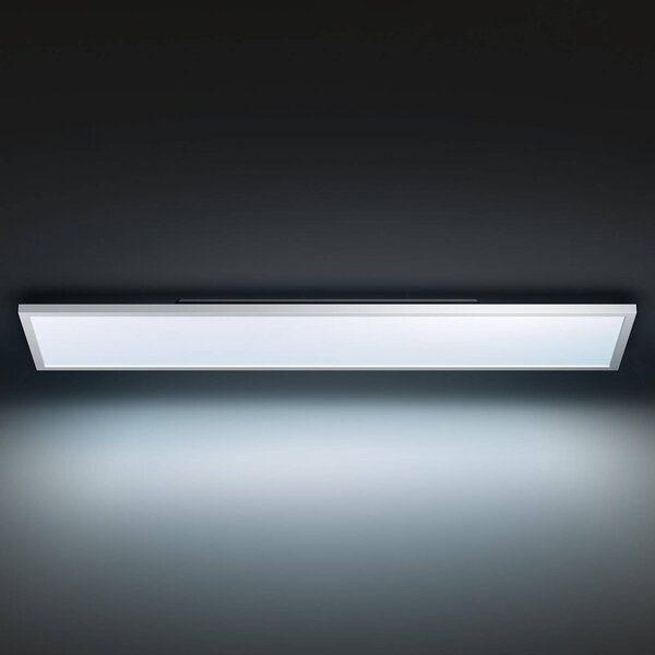 Philips Hue Inteligentna lampa sufitowa Aurelle, możliwość ściemniania, biały / opal, salon / jadalnia, metal, nowoczesny
