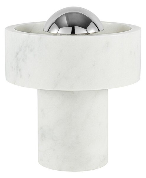 Lampa Stołowa Tom Dixon, Stone, ściemnialny, salon, marmur, design