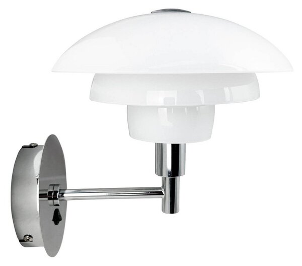 Lampa Ścienna Dyberg Larsen, Morph, metaliczny, salon, metal, design