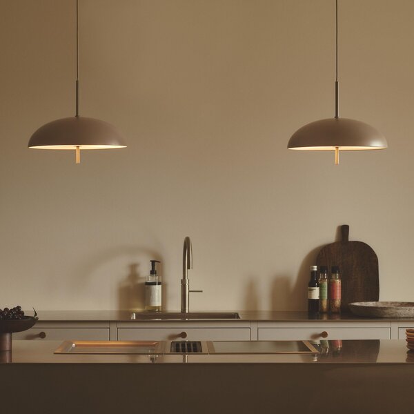 Lampa Wisząca DFTP by Nordlux, Versale, ściemnialny, brąz rdzawy, jadalnia, metal, skandynawski