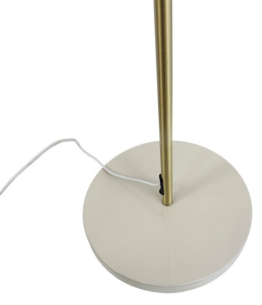 Lampa Podłogowa Dyberg Larsen, Ocean, beżowy, salon, metal, skandynawski