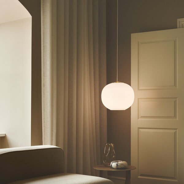 Lampa Wisząca DFTP by Nordlux, Navone, ściemnialny, biały, salon, szkło