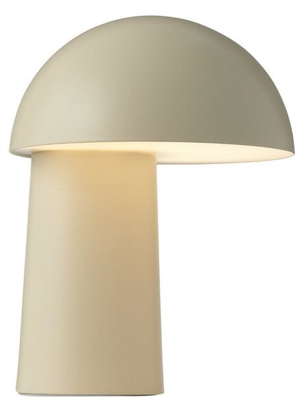 Lampa Stołowa DFTP by Nordlux, Faye Portable, ściemnialny, beżowy, salon, metal, skandynawski