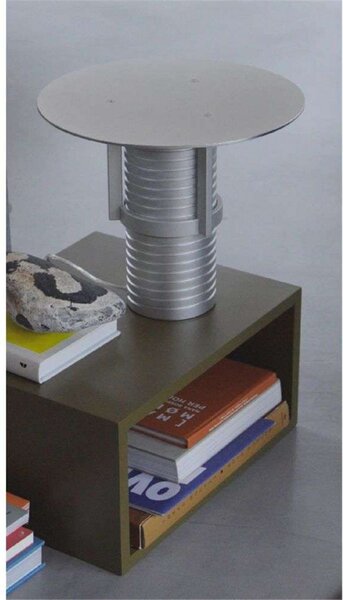 Lampa Stołowa Muuto, ściemnialny, metaliczny, salon, aluminium