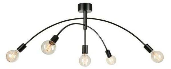 Lampa Sufitowa Markslöjd, czarny, salon, metal