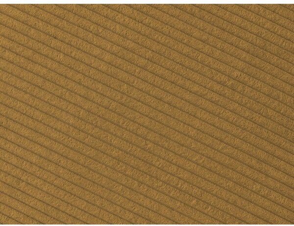 Musztardowa sztruksowa sofa 250 cm Tina – Bobochic Paris