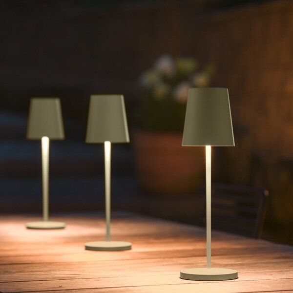 Zewnętrzna Lampa SLV, Vinolina Two, ściemnialny, zielony, taras, aluminium, nowoczesny