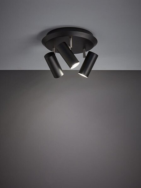 Lampa Sufitowa Markslöjd, czarny, salon, metal