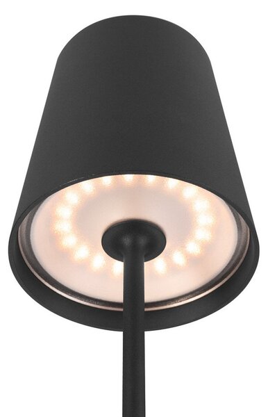 Zewnętrzna Lampa SLV, Vinolina Two, ściemnialny, czarny, taras, aluminium, nowoczesny