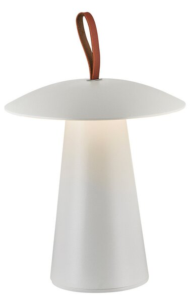 Zewnętrzna Lampa Nordlux, Ara To-Go, ściemnialny, biały, balkon, aluminium
