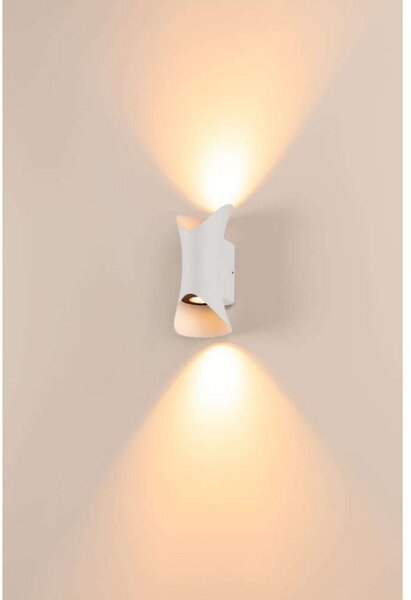 Lampa Ścienna SLV, ściemnialny, biały, aluminium