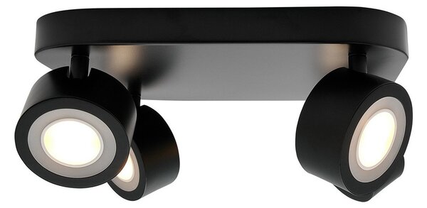 Lampa Sufitowa Nordlux, Clyde, ściemnialny, czarny, przedpokój, metal