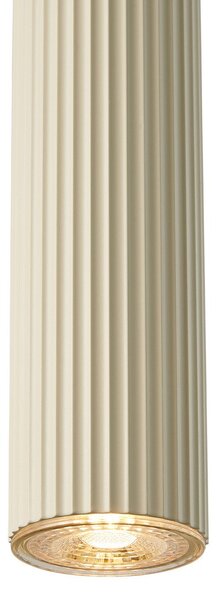 Lampa Wisząca Nordlux, Vico, ściemnialny, beżowy, jadalnia, aluminium