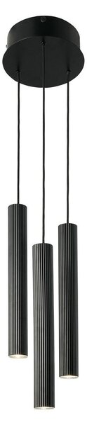Lampa Wisząca Nordlux, Vico, ściemnialny, czarny, jadalnia, aluminium
