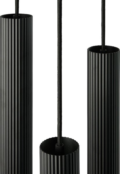 Lampa Wisząca Nordlux, Vico, ściemnialny, czarny, jadalnia, aluminium