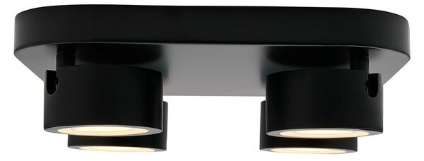 Lampa Sufitowa Nordlux, Clyde, ściemnialny, czarny, przedpokój, metal