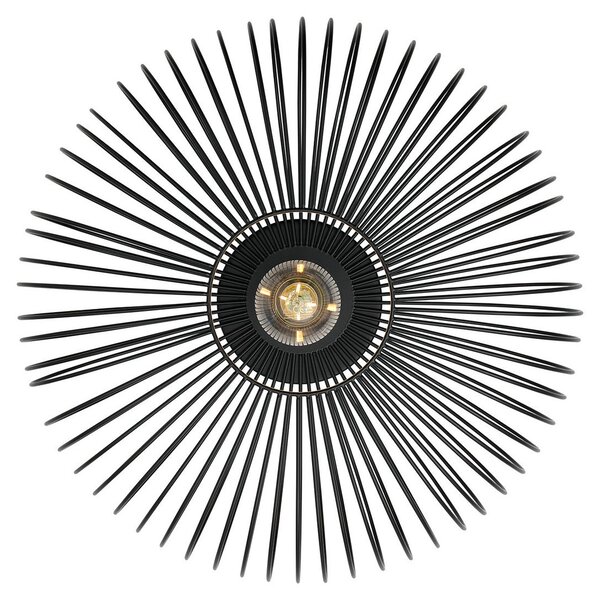 Lampa Sufitowa Nordlux, Beroni, ściemnialny, czarny, salon, metal