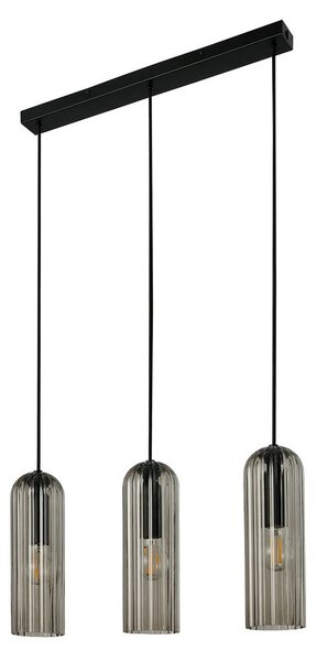 Lampa Wisząca Nordlux, Miella, ściemnialny, czarny, jadalnia, szkło