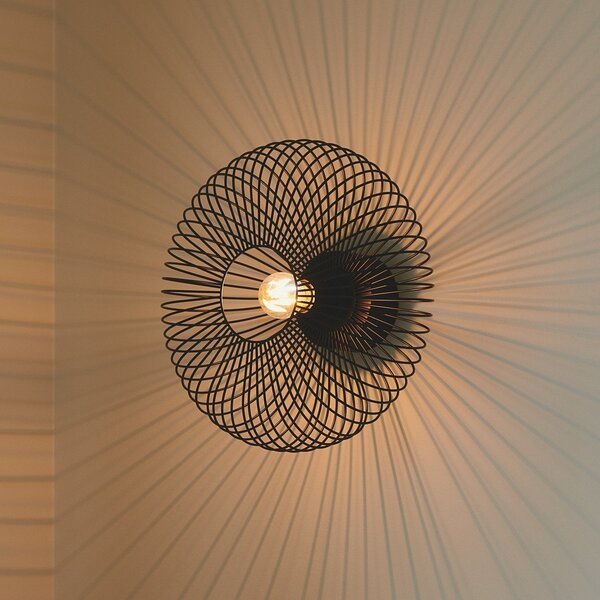 Lampa Sufitowa Nordlux, Beroni, ściemnialny, czarny, salon, metal