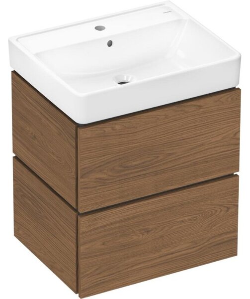 Umywalka HANSGROHE Xilesa E 54396550 Kaszmirowy dąb + szafka Xanuia Q
