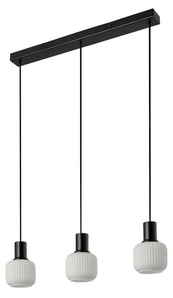 Lampa Wisząca Nordlux, Milford Mini, ściemnialny, czarny, jadalnia, metal