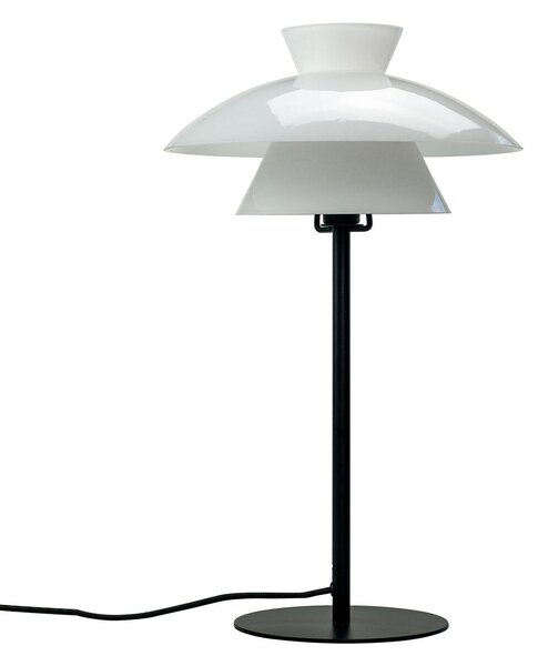 Lampa Stołowa Dyberg Larsen, Valby, biały, salon, szkło, skandynawski