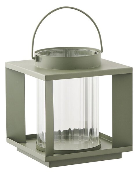 Metalowo-szklany lampion (wysokość 20,5 cm) Lohals – House Nordic