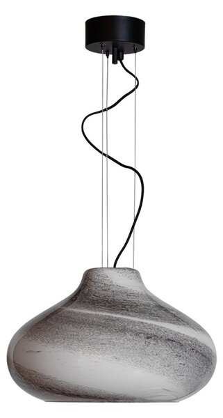 Lampa Wisząca By Rydéns, Mira, ściemnialny, biały, salon, szkło
