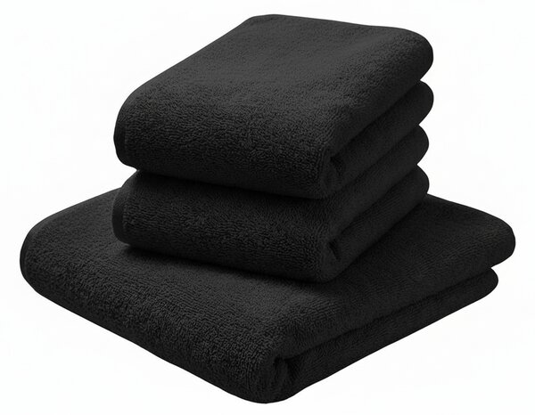 Ręcznik NORIELLE 50x90 cm czarny, 100% bawełna