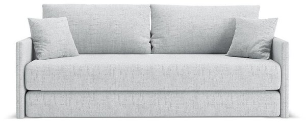 Jasnoszara rozkładana sofa z tkaniny szenilowej 209 cm Shannon – Cosmopolitan Design