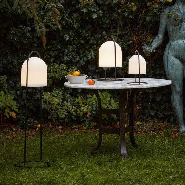 Zewnętrzna Lampa PLEASE WAIT to be SEATED, SunLight, ściemnialny, biały, taras, metal, nowoczesny