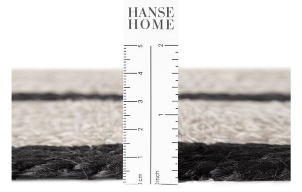 Okrągły ręcznie tkany dwustronny dywan z juty w naturalnym kolorze ø 150 cm Lina – Hanse Home