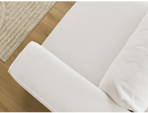 Biała rozkładana sofa ze schowkiem 265 cm Ezechiel – Bobochic Paris