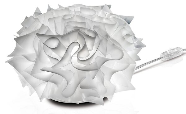 Lampa Stołowa Slamp, VELI, biały, salon, tworzywo sztuczne, design