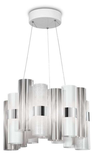 Lampa Wisząca Slamp, biały, salon, tworzywo sztuczne