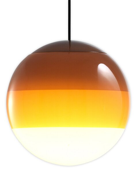 Lampa Wisząca MARSET, Dipping Light, ściemnialny, pomarańczowy, salon, szkło, design