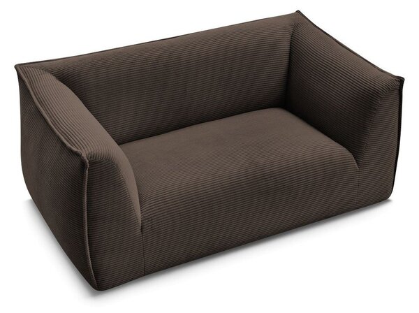 Brązowa sztruksowa sofa 170 cm Giorgia – Bobochic Paris