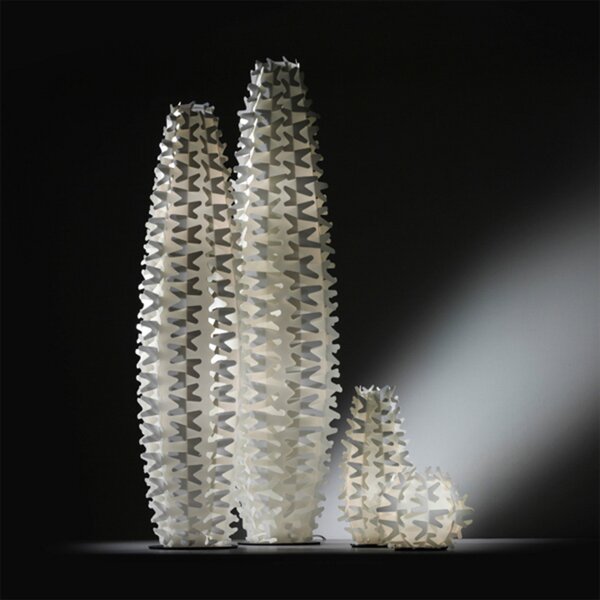 Lampa Podłogowa Slamp, CACTUS, biały, salon, tworzywo sztuczne, design